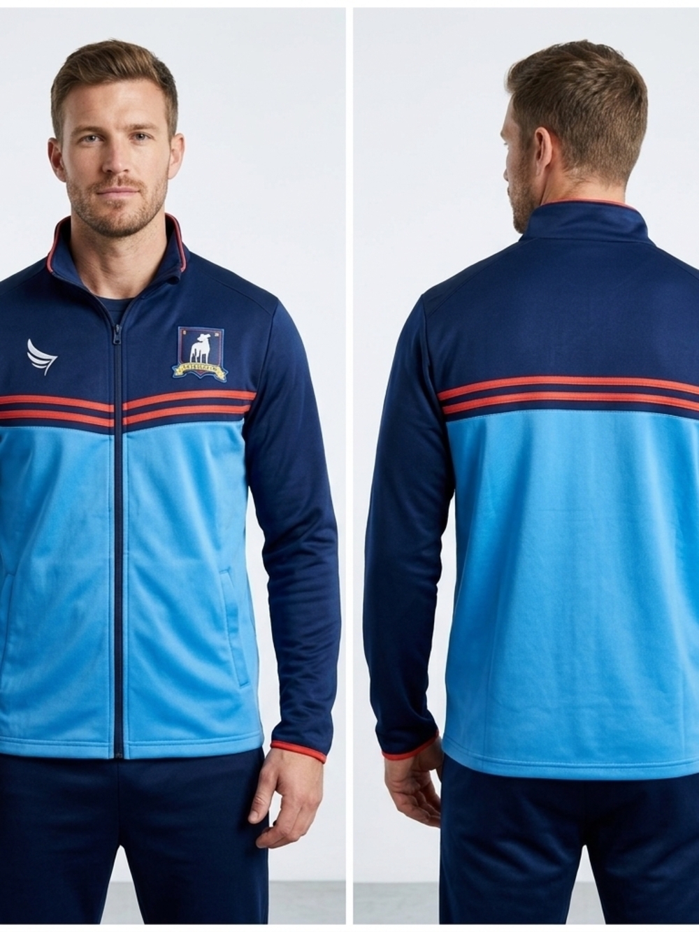 Ted Lasso AFC Richmond Track Jacket Blue Size Large Official Merch